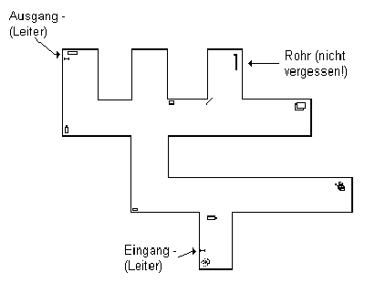 Weg aus der Bunkeranlage